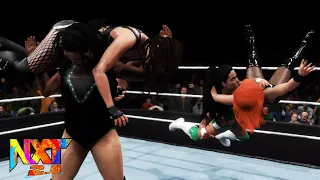 WWE 2K20 NXT INDI HARTWELL & PERSIA PIROTTA SAVE CORA JADE FROM TOXIC ATTRACTION