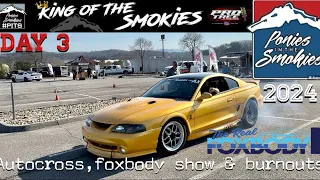 Ponies in the Smokies 2024 |Day 3| Autocross & Foxbody car show