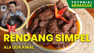 Resep Memasak RENDANG SIMPEL, Cepat dan praktis - UDA AWAL