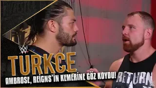 RAW Türkçe Altyazı | Ambrose, Roman Reigns'in KEMERİNE GÖZ DİKTİ!!! İNANILMAZ!