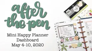 AFTER THE PEN Mini Happy Planner Dashboard: May 4-10, 2020