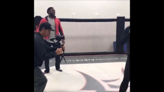 Jon Jones and Holly Holm Dancing