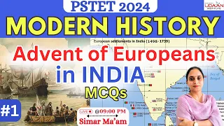 Target PSTET 2024 | Complete Modern History MCQs (Day-1) | By Simar Ma'am