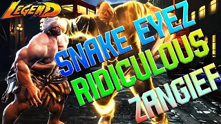 Street Fighter 6 🔥 Unstoppable Force: SNAKE EYEZ Zangief Ridiculous Gameplay!