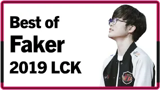 Best of Faker 2019 LCK Montage｜2019 페이커 롤챔스 매드무비