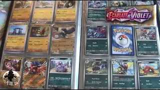 scarlet and purple: storage of Pokemon cards and presentation in the edition binder