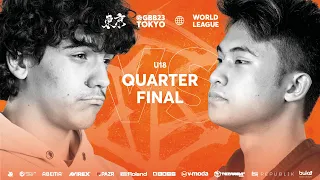 Julard 🇫🇷 vs CLARKCEDS 🇸🇬 | GRAND BEATBOX BATTLE 2023: WORLD LEAGUE | U18 Quarter Final