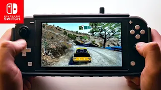 WRC 8 Nintendo Switch Lite GAMEPLAY