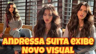 Andressa Suita surge morena e MISTERIOSA em redes sociais