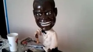 Creepy Louis Armstrong Singing Doll - Low Battery