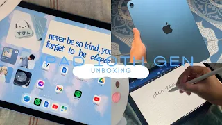 iPad 10th generation unboxing (blue)🦉