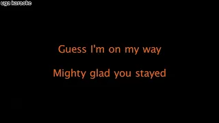 Lionel Richie - Stuck On You  (Karaoke Version)