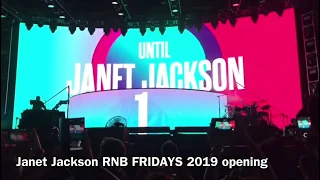 Janet Jackson - Opening-  (RNB FRIDAYS 2019 Perth Australia)