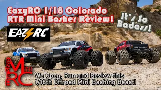EazyRC 1/18 Colorado Mini Basher! We review & beat the hell out of it! Would Kevin Talbot Love it?