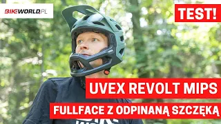 Test: Uvex Revolt MIPS - kask fullface z odpinaną szczęką (nie tylko) do enduro