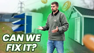 Can We FIX The BROKEN VoskCoin Bitcoin Crypto Mining Farm?