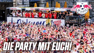 Leipzig we love you | The cup party through the city after the DFB cup final 2023