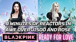 9 minutes of reactors being in awe over Jisoo's bridge and Rosé's outro in Ready For Love