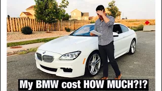 Cost of Owning a BMW 650i