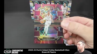 2023-24 Panini Select Hobby Basketball 3 Box Break #5