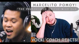 Vocal Coach Reacts! Marcelito Pomoy! 'The Prayer' Live On The Wish Bus!