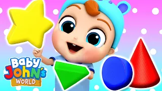 What Shape Is This? | Playtime Songs & Nursery Rhymes by Baby John’s World