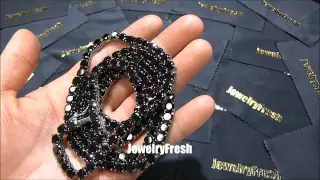 VVS Flawless Black Lab Diamond 115 Carat Chain by Jewelry Fresh