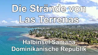 Die Strände von Las Terrenas, Samana, Dominikanische Republik