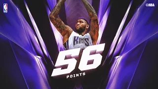 Demarcus Cousins 56 Points VS Hornets