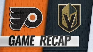 PHILADELPHIA FLYERS VS VEGAS GOLDEN KNIGHTS 10/4/18