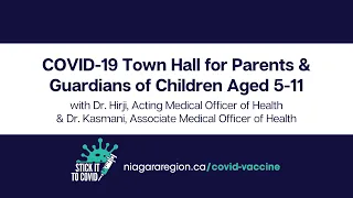 COVID-19 Vaccine Town Hall for Parents and Guardians of Kids aged 5-11