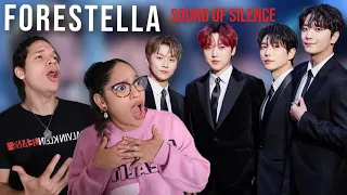 When Forestella sings everyone listens | Latinos React to Forestella / 포레스텔라 - The Sound Of Silence
