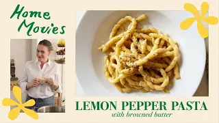 Alison Makes Lemon Pepper Pasta in Her New Kitchen