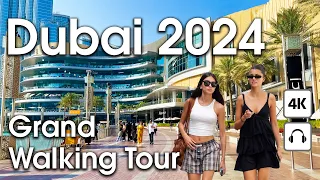 Dubai 🇦🇪 Grand Walking Tour Compilation [ 4K ]