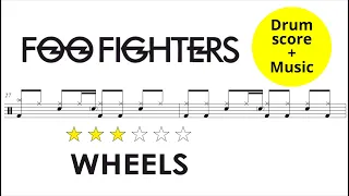 Foo Fighters - Wheels [DRUM SCORE + MUSIC]