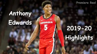 Anthony Edwards Georgia 2019-20 College Highlights | Premiere Reel