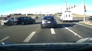 Teslas Avoiding Accidents Compilation