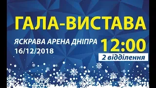 Гала-вистава 12:00 2-ге відділення "Яскрава Арена Дніпра 2018"