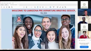 UARIZONA- PRE DEPARTURE BRIEFING SESSION - FALL 2021
