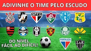 Desafio: Acerte o TIME DE FUTEBOL pelo ESCUDO ⚽🔍 | Times Brasileiros 🇧🇷