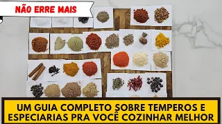 DO BÁSICO AO AVANÇADO  O GUIA COMPLETO SOBRE TEMPEROS E ESPECIARIAS