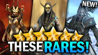 DON'T SLEEP on these 6 BUSTED RARES! Raid: Shadow Legends Best Champions Tier List