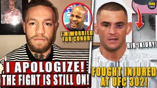 Dustin Poirier FOUGHT INJURED at UFC 302! Conor APOLOGIZES for UFC 303 press conference cancellation