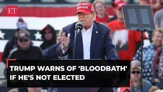 Trump warns of 'bloodbath' if he's not elected, says 'US democracy would end'