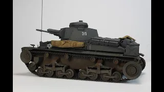 Academy / Airfix 1/35 Panzerkampfwagen 35 (T) step by step, model tank build. Part 2