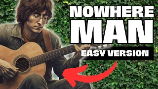 Easy Fingerstyle Guitar Tab for Beginners: Nowhere Man by The Beatles