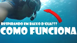 Mascara e snorkel funcionam como? DA PARA MERGULHAR?????