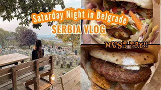 Best things to do in Belgrade| Serbian local food Pljeskavica|SERBIA VLOG