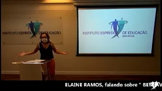 ELAINE RAMOS, falando sobre " BEM-AVENTURADOS OS MANSOS E PACÍFICOS  " 27/01/2021