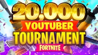 $20,000 YouTuber/Streamer FORTNITE TOURNAMENT (Week 5)